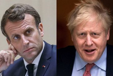 Coinciden Johnson y Macron en que es prioritaria una solución diplomática el caso de Ucrania