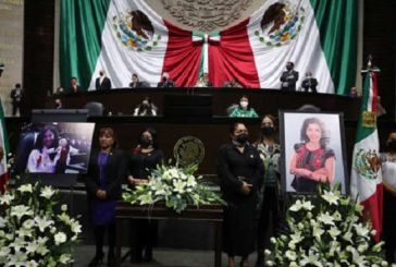 Rinden diputados homenaje a Celeste Sánchez
