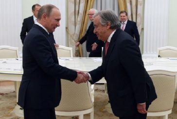 Próxima semana se reúnen Putin y Antonio Guterres