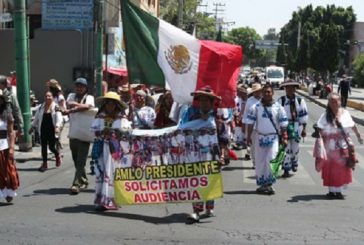 Anuncia Caravana Wixárika plantón indefinido en el Zócalo; piden ser recibidos por AMLO