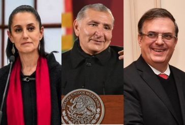 Presenta PRI queja ante INE contra Marcelo Ebrard, Adán Augusto López y Claudia Sheinbaum