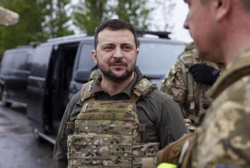 Visita Zelensky este de Ucrania por 1a. vez desde la invasión rusa