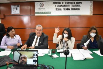 Aprueba Comisión de Desarrollo Urbano dictamen en materia de uso y aprovechamiento de agua en municipios