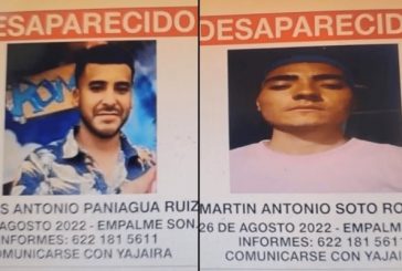 Localizan sin vida a dos jóvenes desaparecidos en Sonora￼