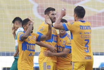 Tigres consigue su sexto triunfo del torneo al vencer a Santos Laguna 2-0