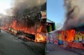 Incendio en feria de Tulancingo, Hidalgo, consume locales y juegos mecánicos