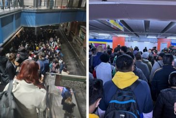 Lluvia ocasionó caos y retraso en el metro de la CDMX