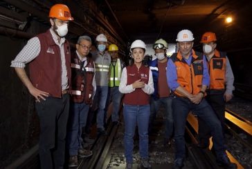 Sheinbaum supervisa trabajos en L1 del Metro