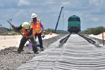 Avanza armado de vía férrea en tramo 2 del Tren Maya￼