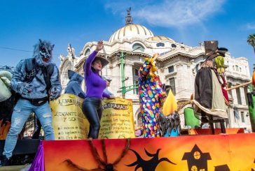 Sandra Cuevas, alcaldesa de Cuauhtémoc encabeza caravana de Día de Muertos en Centro Histórico y Garibaldi ￼