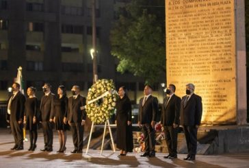 Realizan Guardia de Honor por el 2 de Octubre en Tlatelolco