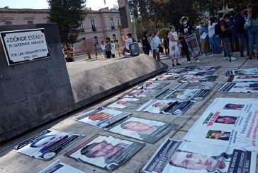 Exigen con protesta en Morelia atender alza de personas desaparecidas