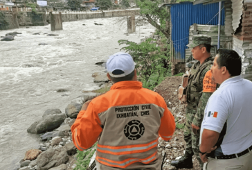 En Chiapas, reportan afectaciones en 40 casas e inundaciones por lluvias
