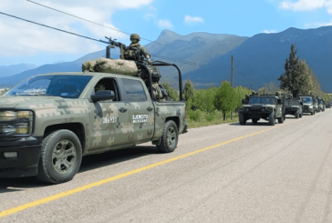 Arriban militares a reforzar las tareas de seguridad en Zacatecas