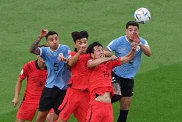 Uruguay vs Corea del Sur finaliza 0-0 en su debut en Qatar 2022