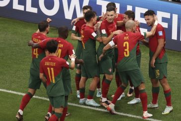 Portugal golea a Suiza y esta en cuartos de final