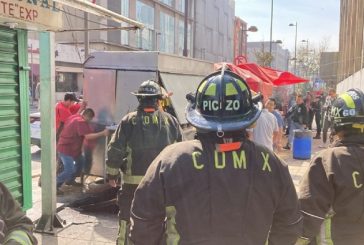 Movilización en el Centro por explosión en registro de CFE