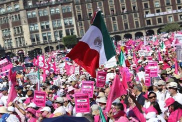 Marcha a favor del INE en el Zócalo reunió a 90 mil personas: SSC-CDMX