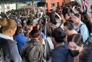 Metro lento y sin trenes, denuncian usuarios de líneas 8 y B