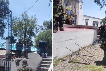 Explosión en parroquia de Santa Fe deja 4 heridos, entre ellos un menor
