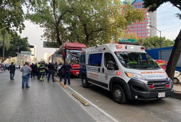 Llevan a la FGJ operador de Metrobús que mató a un peatón en Insurgentes y Reforma