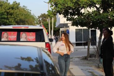 Guardia Nacional protege a candidata del PT Cendy Robles, en Tamaulipas
