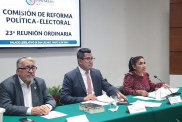Piden integrantes de la Comisión de Reforma Política-Electoral que elecciones del 2 de junio se realicen en paz y seguridad