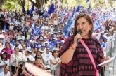 Xóchitl Gálvez convoca a defender el voto; pide ayuda de 'hombres valientes'