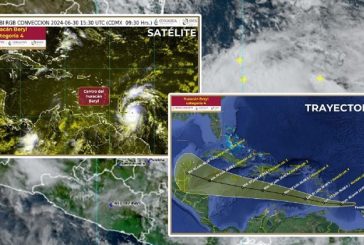 ‘Beryl’ se intensifica a huracán categoría 4, informa el Servicio Meteorológico Nacional