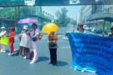 Trabajadores del sector salud retiran bloqueos viales en el sur de CDMX