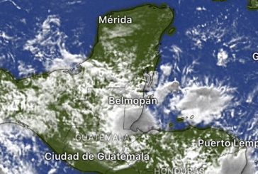 Prevén lluvias intensas con actividad eléctrica en la Península de Yucatán