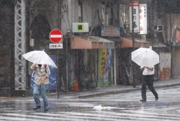 Tormenta tropical María toca tierra en Japón con intensas lluvias 