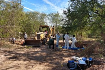 En Sinaloa hallan restos humanos enterrados en obras de tubería de gas en Culiacancito