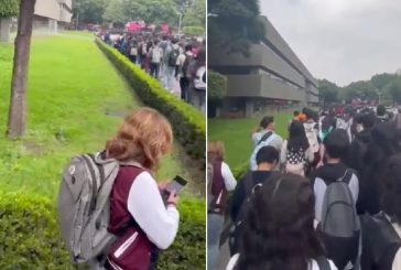 Evacuan a alumnos de UPIICSA por fuga de gas 