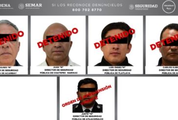 Detienen a cuatro mandos municipales por director de seguridad de Temascalcingo 