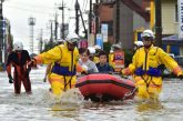 Evacuan a más de 60 mil habitantes en Japón por inundaciones 