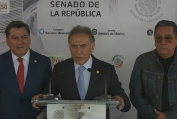 Con acusaciones mutuas de traidor, Miguel Ángel Yunes y Marko Cortés discuten en pleno del Senado