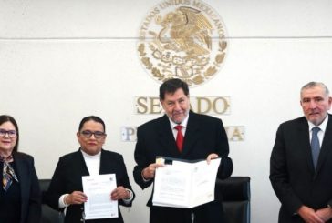 Senado recibe iniciativa de Sheinbaum para regular el proceso de elección de jueces y magistrados 