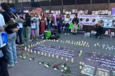 Madres buscadoras realizan ceremonia en Zócalo para recordar a desaparecidas