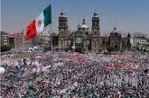 Solo un anuncio “descafeinado” a la militancia y mostrar rendición a la nueva figura ayer en el Zócalo capitalino