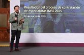 Contrata IMSS a 9,423 médicas y médicos especialistas de 70 disciplinas en draft 2025: Zoé Robledo