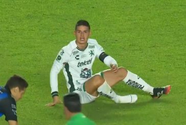James Rodríguez agrede al arbitro en el Querétaro vs León