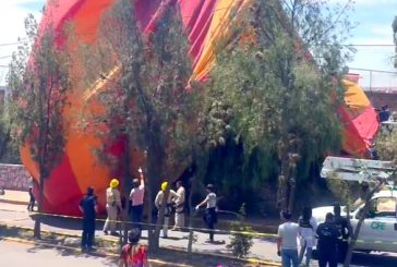 Globo aerostático se desploma en Teotihuacán: reportan 12 heridos