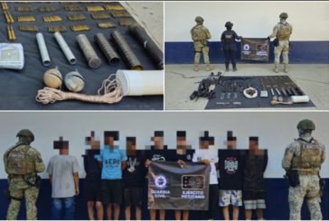 Detienen a ocho venezolanos y un hondureño en Michoacán
