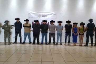 Semar aprehende a nueve integrantes de 'Los Salazar' en Sonora