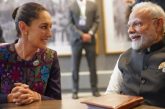 Sheinbaum se reúne con Modi; agradece a Carney la invitación al G7