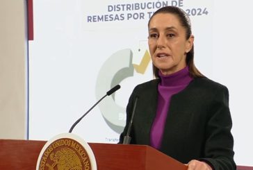 Sheinbaum celebra reducción de impuesto a las remesas del 3.5% al 1%