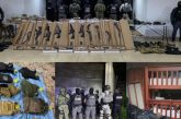 Decomisan armas, explosivos y droga en cateos realizados en Xochitepec, Morelos
