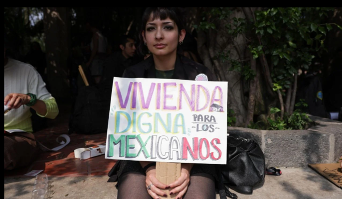  “Fuera gentrificadores”: primera manifestación contra la gentrificación en CDMX