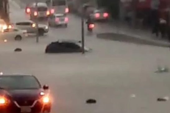 Lluvia en Puebla provoca inundaciones, caídas de bardas y árboles
